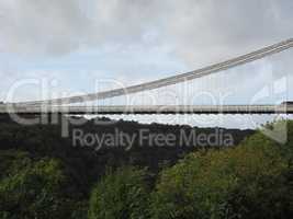 Clifton Suspension Bridge in Bristol