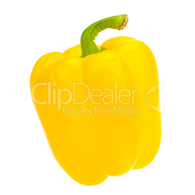 bell pepper isolated on white