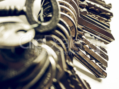 Vintage looking Key picture