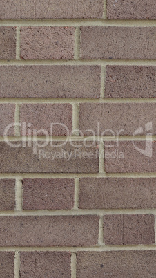 Red brick wall background - vertical