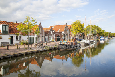 Gracht in Edam, Niederlande