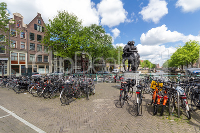 Canals of Amsterdam, capital city of the Netherlands