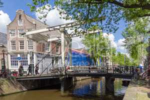 Canals of Amsterdam, capital city of the Netherlands