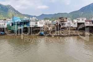 Tai O fishing village Lantau Island Hong Kong
