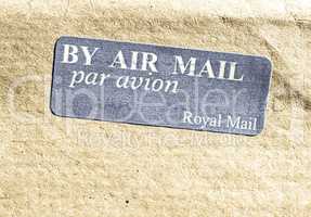 Vintage looking Airmail picture