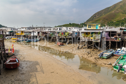 Tai O fishing village Lantau Island Hong Kong