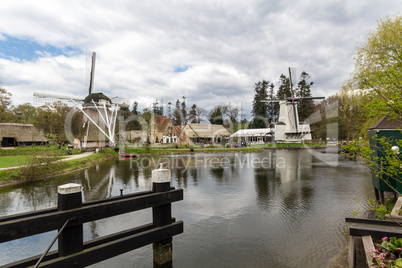 Traditional Dutch windmill