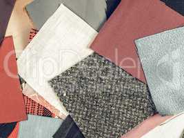 Vintage looking Fabric samples