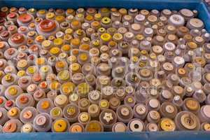 Selection of multi colour buttons