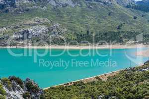 Cuber Stausee in der Sierra de Tramuntana, Mallorca, Spanien