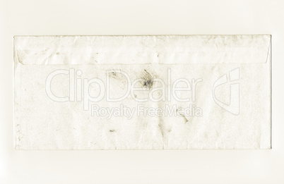 Vintage looking Dirty white letter envelope