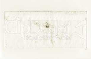 Vintage looking Dirty white letter envelope