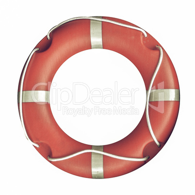 Vintage looking Life buoy