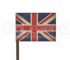 Vintage looking UK Flag