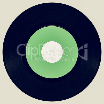 Vintage looking Record Vintage looking Record