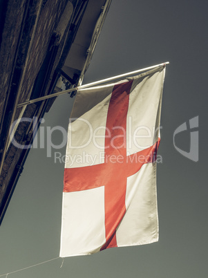 Vintage looking Flag of England