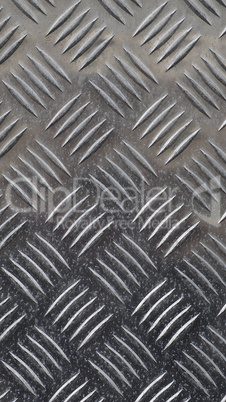 Grey steel diamond plate background - vertical