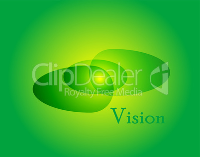 Eye Logo vision abstract design template. Business Technology multi-use logotype concept icon.