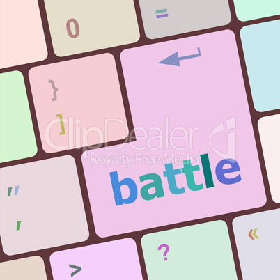 battle button on computer keyboard pc key