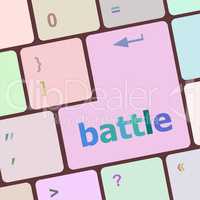 battle button on computer keyboard pc key