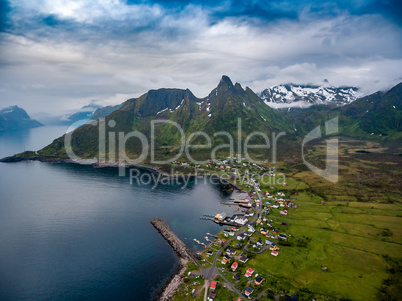 Beautiful Nature Norway aerial photography.