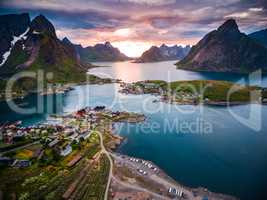 Lofoten archipelago islands