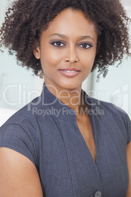 Beautiful Mixed Race African American Woman Businesswoman