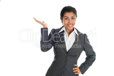 Black businesswoman hand holding