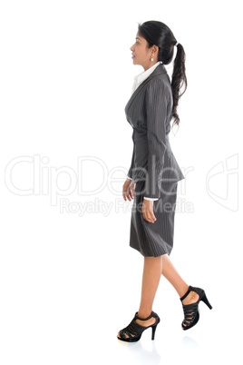 Business woman walking