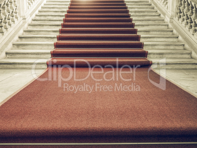 Vintage looking Red carpet