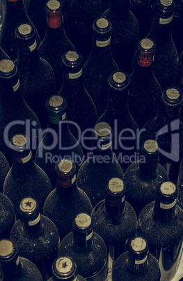 Vintage looking Wine bottles