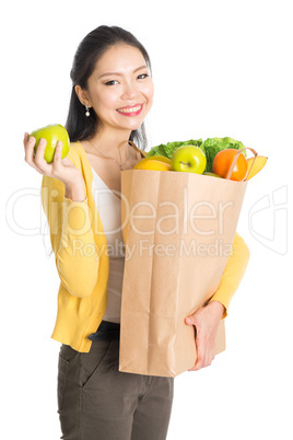 Woman Grocery shopping