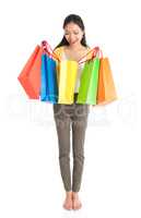 Asian woman shopper