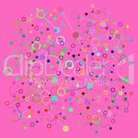 Social Network Graphic Concept. Molecule And Communication Background. Graphic Design Useful For Your Design