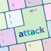 attack button on computer keyboard key