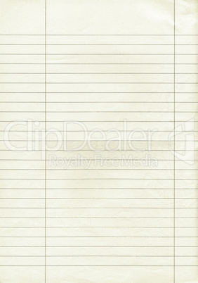 Vintage looking Blank paper