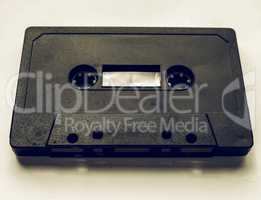 Vintage looking Black tape cassette