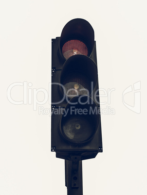 Vintage looking Traffic light semaphore