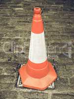 Vintage looking Traffic cone
