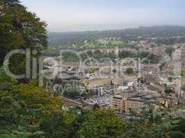 Aerial view of Bath