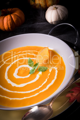 Pumpkin Soup with orange