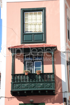 Balkon an einem Haus in Santa Cruz de La Palma