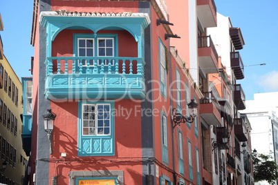 Balkon an einem Haus in Santa Cruz de La Palma