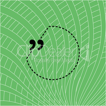 Quotation mark speech bubble. quote sign icon