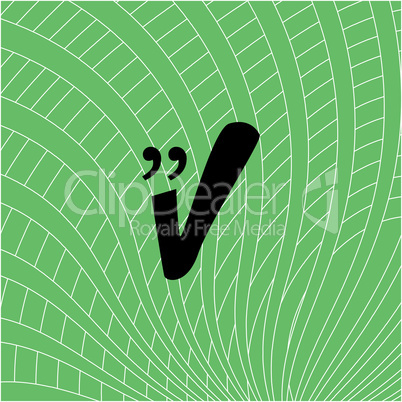 Quotation mark speech bubble. quote sign icon