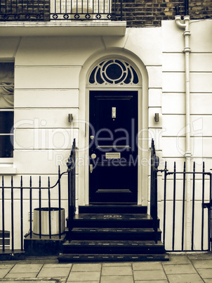 Vintage looking Traditional home door