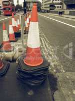 Vintage looking Traffic cone