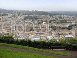 Aerial view of Bath