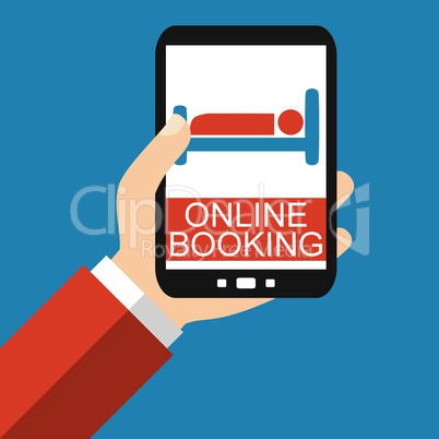 Online Booking auf dem Smartphone