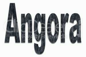 Angorawolle im Wort Angora